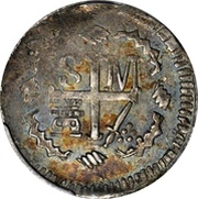 2 Reales - Fernando VII Santa Marta, Colombia, 1820 reverse image