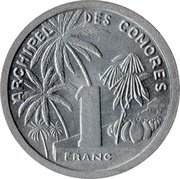 1 Franc reverse image