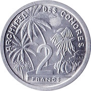 2 Francs reverse image