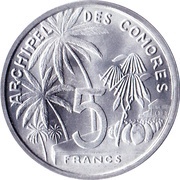 5 Francs reverse image