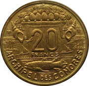 20 Francs Essai reverse image