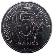 5 Francs obverse image
