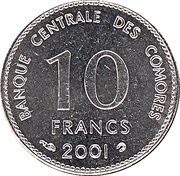 10 Francs reverse image