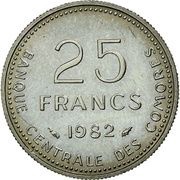 25 Francs FAO; Essai, Comoro Islands, 1982 reverse image