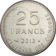 25 Francs FAO reverse image