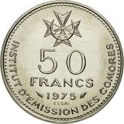 50 Francs Republic Independence; Essai reverse image