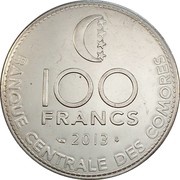100 Francs FAO, Comoro Islands, 2013 reverse image