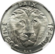 10 Francs Essai, Republic of the Congo, 1965 reverse image