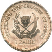 1 Zaïre Piefort Essai obverse image