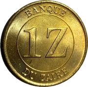 1 Zaïre obverse image