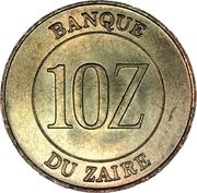 10 Zaïres obverse image