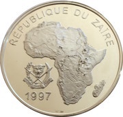 1000 Nouveaux Zaïres World Cup obverse image