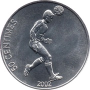 50 Centimes Soccer reverse image