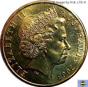 1 Dollar - Elizabeth II 4th Portrait - Australia's Vietnam Forces obverse image