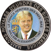 5 Francs The Netherlands - Prince Willem-Alexander, Republic of the Congo, 1999 reverse image