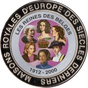 5 Francs Belgium - Queens of Belgium, Republic of the Congo, 1999 reverse image