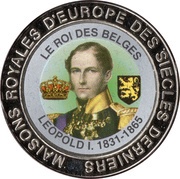 5 Francs Belgium - King Leopold I, Republic of the Congo, 1999 reverse image