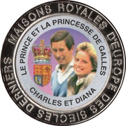 5 Francs United Kingdom - Prince Charles and Princess Diana, Republic of the Congo, 1999 reverse image