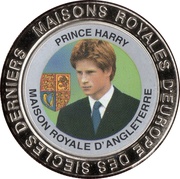 5 Francs United Kingdom - Prince Harry, Republic of the Congo, 1999 reverse image
