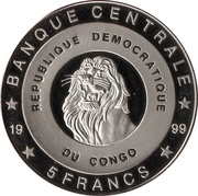 5 Francs United Kingdom - Princess Diana and Queen Elizabeth, the Queen Mother obverse image