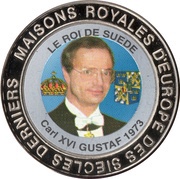 5 Francs Sweden - King Carl XVI Gustaf, Republic of the Congo, 1999 reverse image