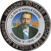 5 Francs United Kingdom - King George V, Republic of the Congo, 1999 reverse image