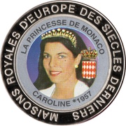 5 Francs Monaco - Princess Caroline, Republic of the Congo, 1999 reverse image