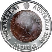 1 Dollar - Elizabeth II 4th Portrait - Last Australian Penny obverse image