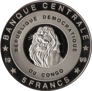 5 Francs United Kingdom - Princess Diana obverse image