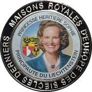 5 Francs Liechtenstein - Princess Sophie, Republic of the Congo, 1999 reverse image