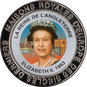 5 Francs United Kingdom - Queen Elizabeth II, Republic of the Congo, 1999 reverse image