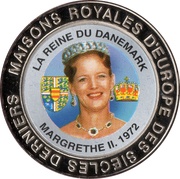 5 Francs Denmark - Queen Margrethe II, Republic of the Congo, 1999 reverse image