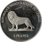 5 Francs Panama Canal obverse image