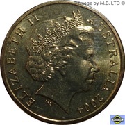 1 Dollar - Elizabeth II 4th Portrait - Eureka Stockade obverse image