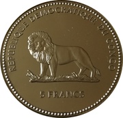 5 Francs Toucan obverse image