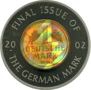 5 Francs German Mark, Republic of the Congo, 2002 reverse image