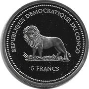 5 Francs Chameleon obverse image