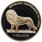 5 Francs Chameleon obverse image