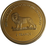 5 Francs Quetzal obverse image