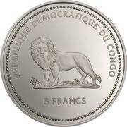 5 Francs Kingfisher obverse image