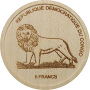 5 Francs Gorilla obverse image
