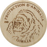 5 Francs Gorilla reverse image