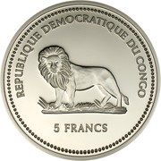 5 Francs African Moony obverse image