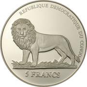 5 Francs Swiss Guard obverse image