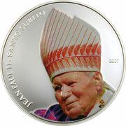5 Francs Jean Paul II, Republic of the Congo, 2007 reverse image