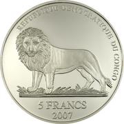5 Francs Michael Schumacher obverse image