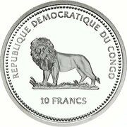 10 Francs Blue - Yellow Parrot obverse image
