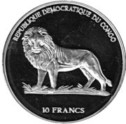 10 Francs Millennium - Jesus Christ obverse image
