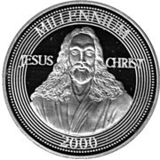 10 Francs Millennium - Jesus Christ, Republic of the Congo, 2000 reverse image