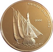 10 Francs Diogo Cao 1482, Republic of the Congo, 2000 reverse image